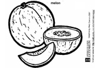 Malvorlagen Melone