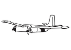 Malvorlagen Propellerfliegzeug