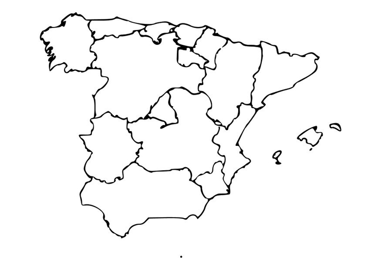 Malvorlage  Spanien