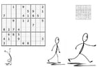 Malvorlagen Sudoku - bewegen