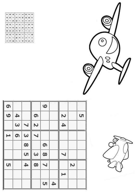 Sudoku - Flugzeuge