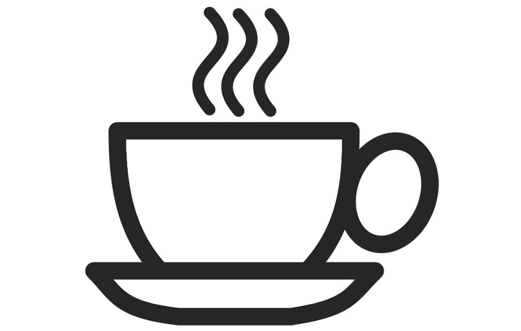 Malvorlage  Tasse Kaffee