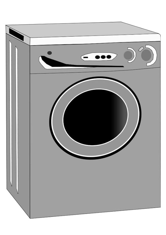 Malvorlage  Waschmaschine