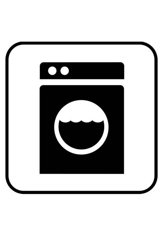 Malvorlage  Waschmaschine