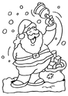 Malvorlagen Weihnachtsmann Glocke