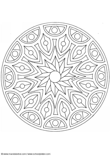 Malvorlage  Mandala -1502m