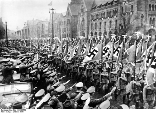 Foto Naziaufmarsch