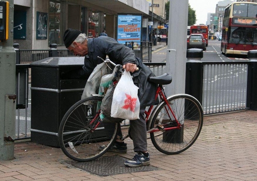 Obdachloser in Hull (EN)