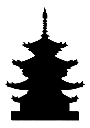 Malvorlage  Pagode