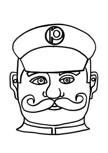 Polizistenmaske