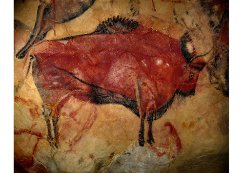 Foto prähistorische Malkunst - Bizon