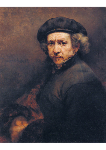 Bild Rembrandt - Selbstporträt