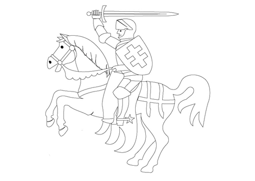 Ritter zu Pferd