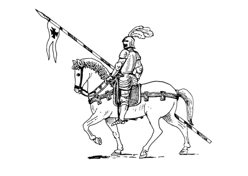 Ritter zu Pferd