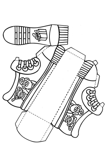 Sankt Nikolaus Schuh ohne Text