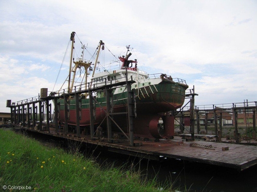 Schiff im Trockendock