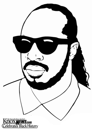 Malvorlage  Stevie Wonder