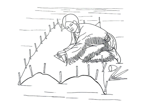 Tierhaut bearbeiten
