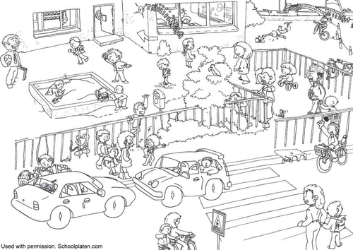 Verkehr an der Schule