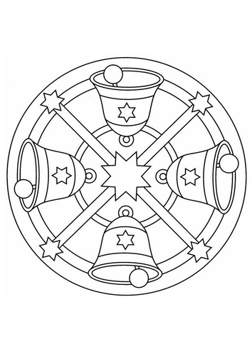 Weihnachten Mandala
