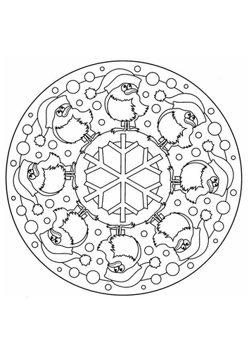 Weihnachten Mandala