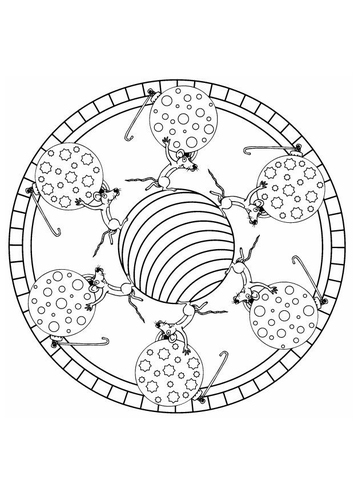 Weihnachten Mandala