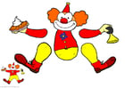 Basteln Clown - Marionette