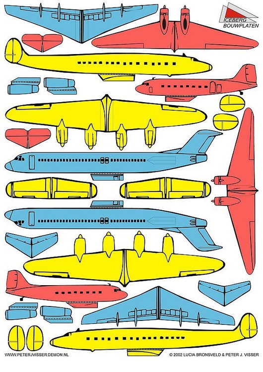 Basteln Flugzeuge Teil 1