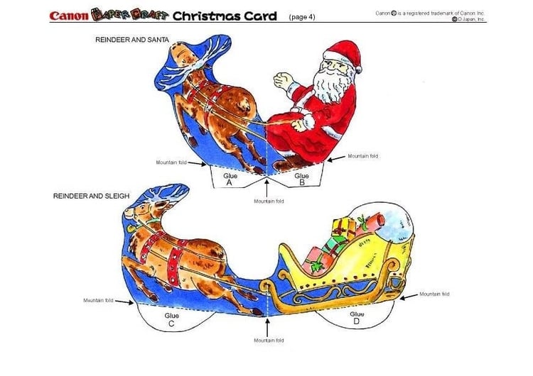 Basteln Weihnachtskarte 5