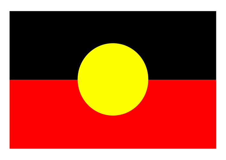 Bild Aboriginale Flagge
