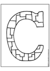 Malvorlage alphabet