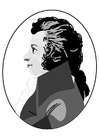 Malvorlage amadeus mozart