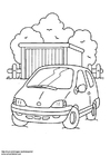 Malvorlage auto