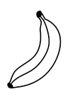 Malvorlage banane