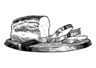 Malvorlage brot