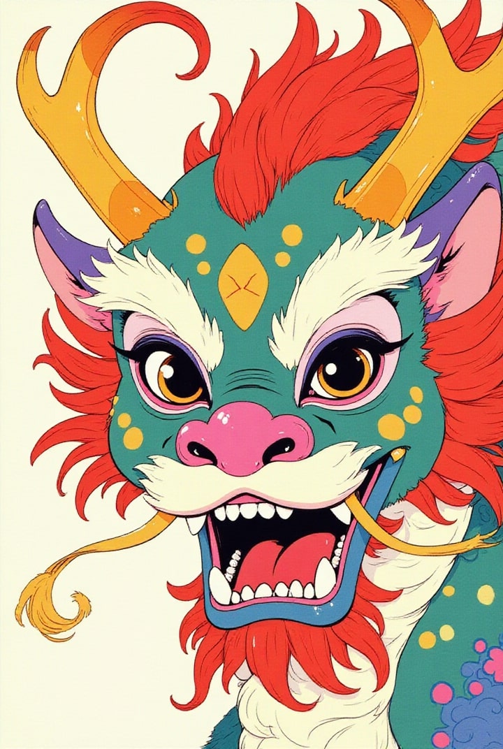 Bild Chinesische Drachenmaske 