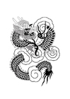 Malvorlage chinesischer drache