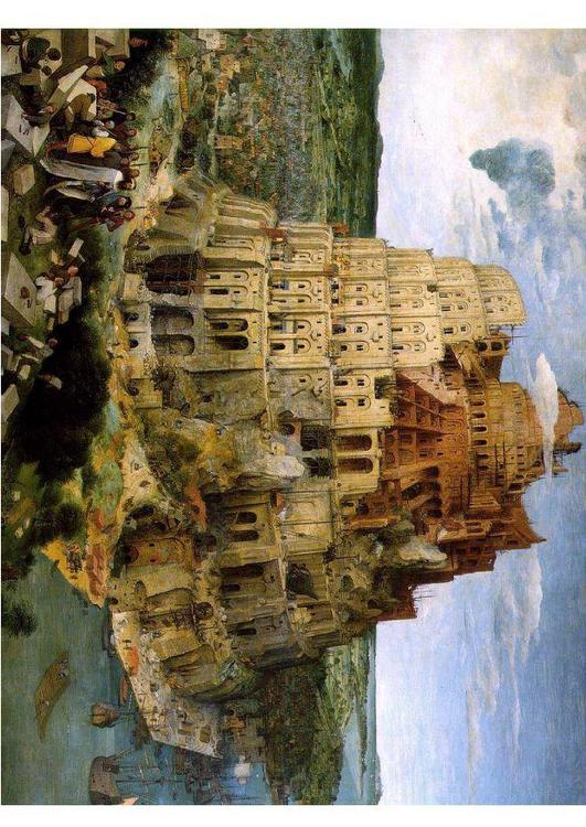 der Turm von Babel von Pieter Brueghel dem Ãlteren
