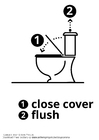 Malvorlage die toilette spÃ¼len