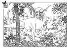 Malvorlage dinosaurier