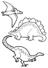 Malvorlage dinosaurier