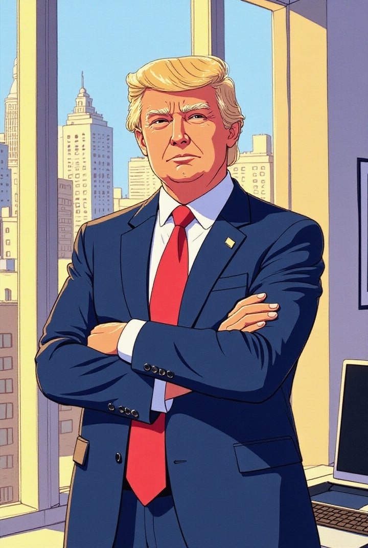 Bild Donald Trump als GeschÃ¤ftsmann