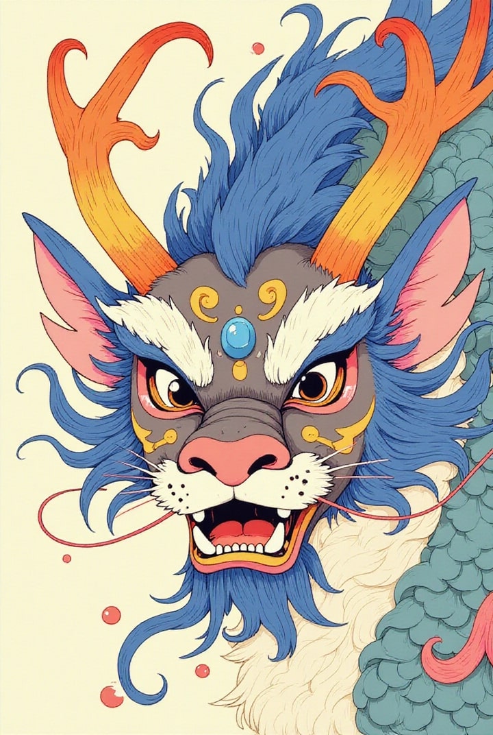 Bild Drache aus China