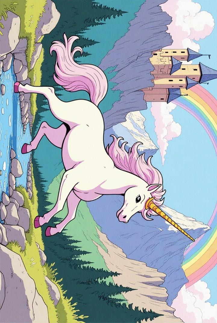 Einhorn im Schloss