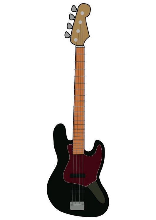Bild elektrische Bassgitarre Fender