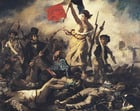 Eugene Delacroix - Die Freiheit führt das Volk.