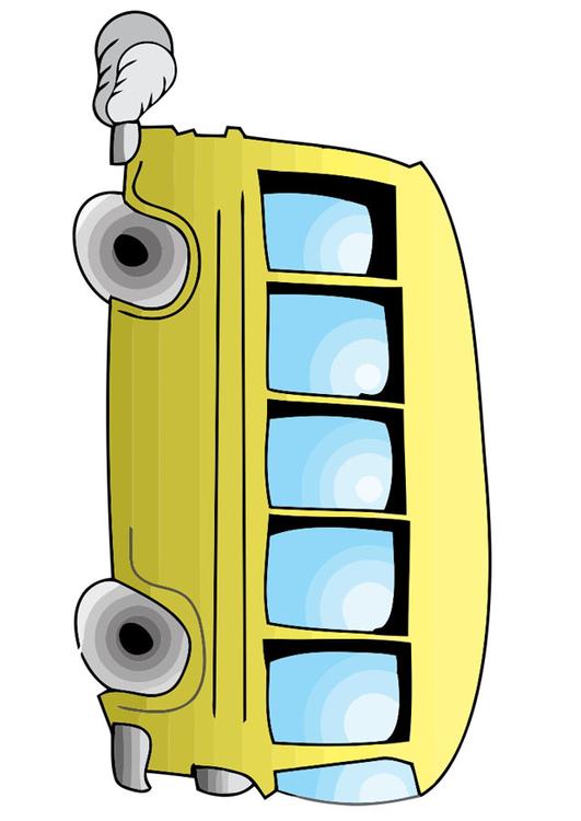 fahrender Bus