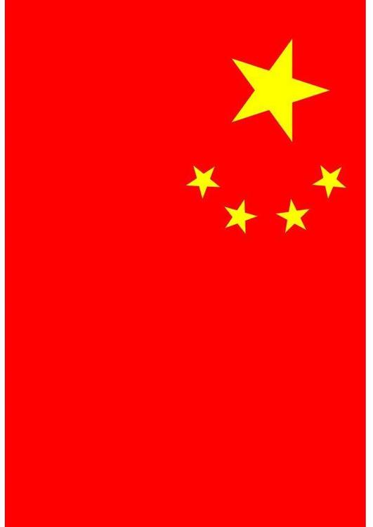 Flagge Volksrepublik China