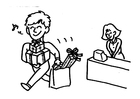 Malvorlage geschenk