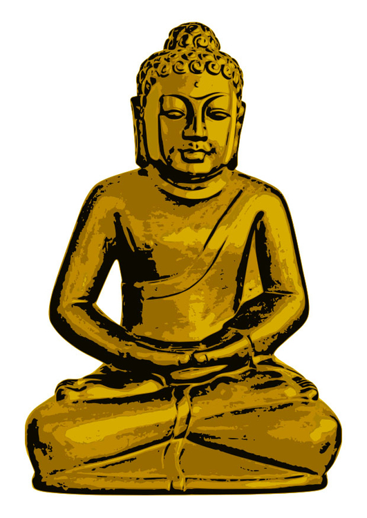 Bild goldener Buddha